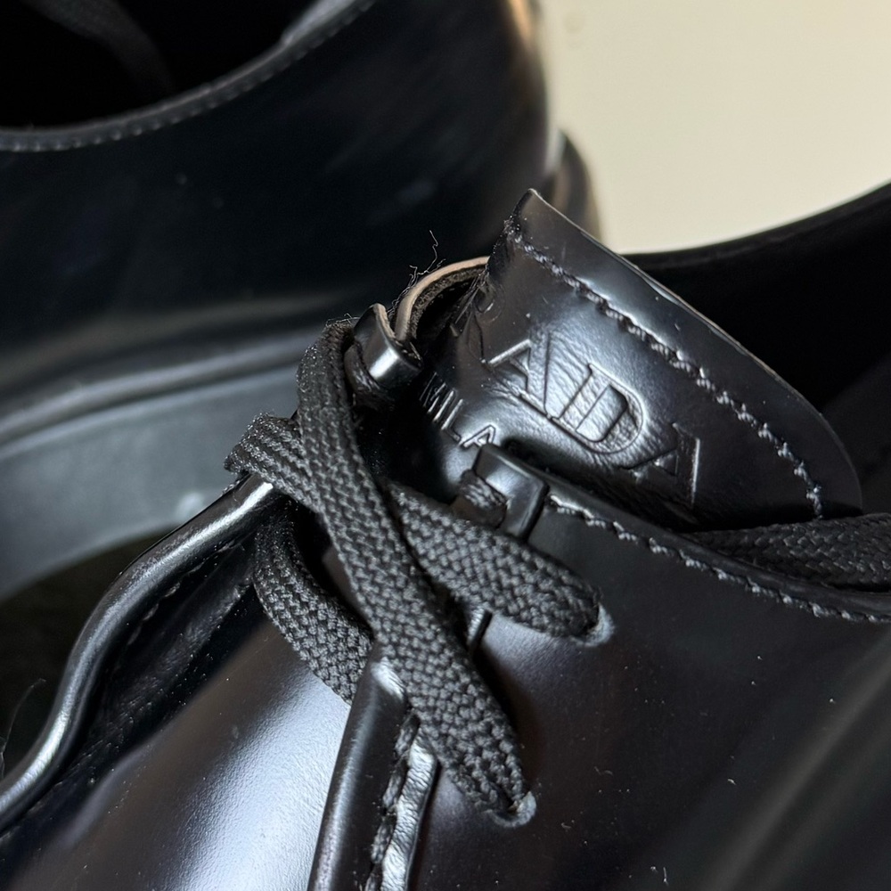 Like new Prada MONOLITH CHUNKY PLATFORM DERBY CREEPER 36 - Picture 3 of 13